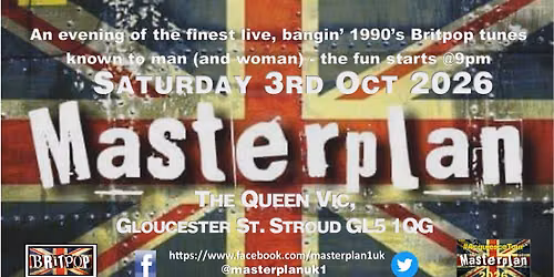 Masterplan - Live at The Queen Vic, Stroud