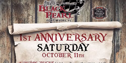 1st Anniversary Pirate Bash!  