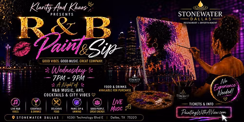 R&B Paint And Sip at Stone Water Dallas