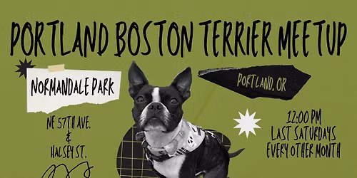 Portland Boston Terrier Meetup