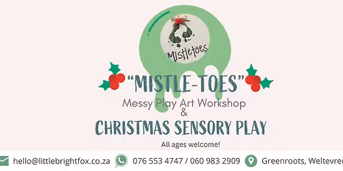 "Mistle-Toes" Messy Play Art Workshop & Sensory Play