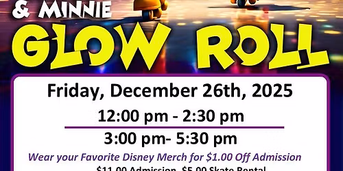 Mickey and Minnie Glow Roll 