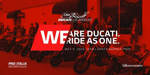 Ducati Group Ride \u2013 We Ride As One 2026 Event