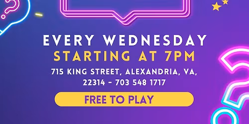 Wednesday Trivia at The Light Horse in Old Town, Alexandria.