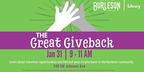 The Great Giveback