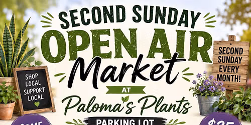 2nd Sunday Open Air Market every month