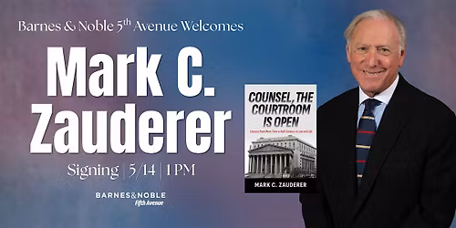 Signing with Mark C. Zauderer @ B&N 5th Ave!