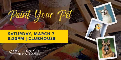 Paint Your Pet (Member Event)