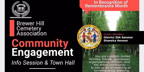 Brewer Hill Information Session & Community Townhall
