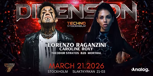 DIMENSION - TECHNO STOCKHOLM - LORENZO RAGANZINI