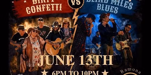 Battle of The Bands (Country vs Blues) featuring Dirty Confetti & Blind Miles Blues