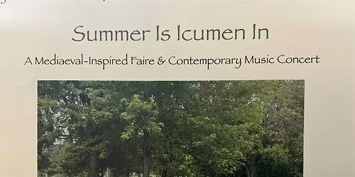 Summer Is Icumen In Concert