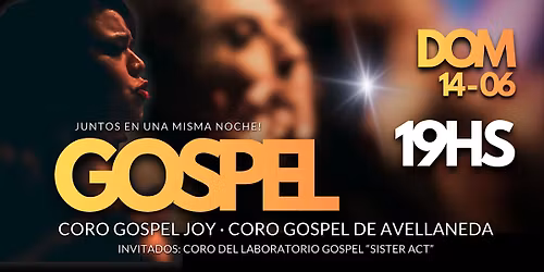 SHOW GOSPEL - Joy y Avellaneda juntos! - 19hs