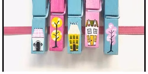 Creation Station - Clothespin Fridge Clips