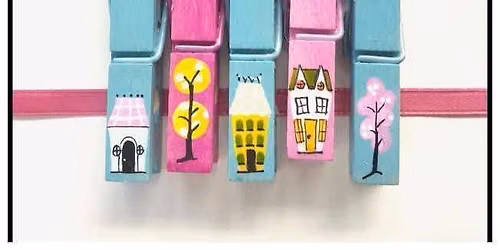Creation Station - Clothespin Fridge Clips