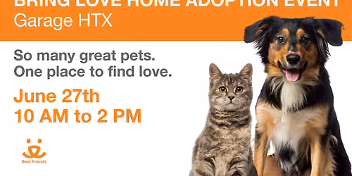 Houston: Bring Love Home Adoption Event