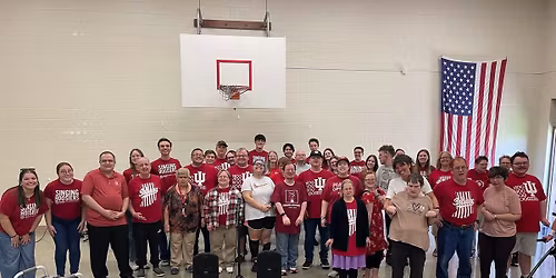 national anthem at the IU women's basketball game
