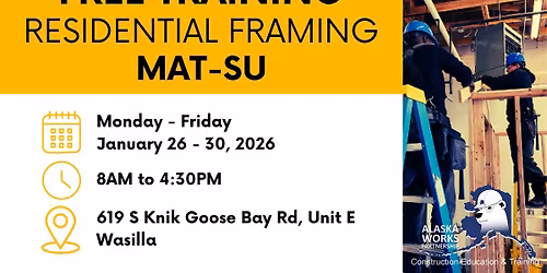 Residential Framing - FREE, Hands-on Introductory Training