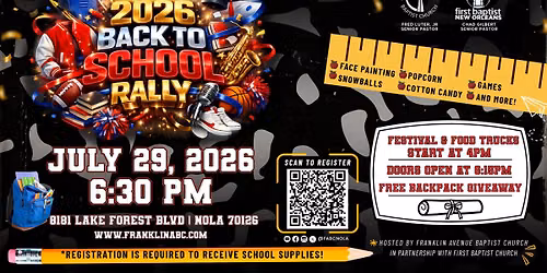Back 2 School Rally 2026