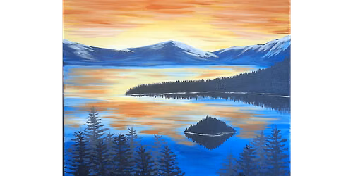 Tahoe Twilight - Paint and Sip in Houston | Classpop!\u2122