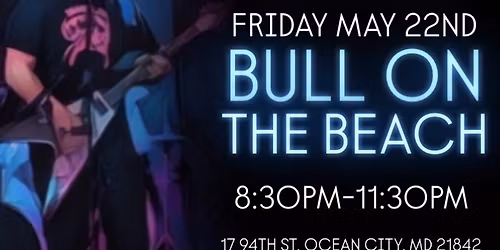 JOHNNY CARDO LIVE ACOUSTIC - BULL ON THE BEACH 5\/22\/26