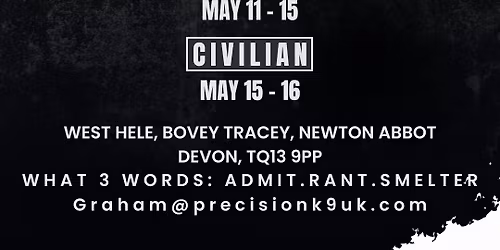 Scentwork and tracking masterclass