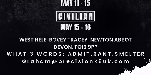 Scentwork and tracking masterclass