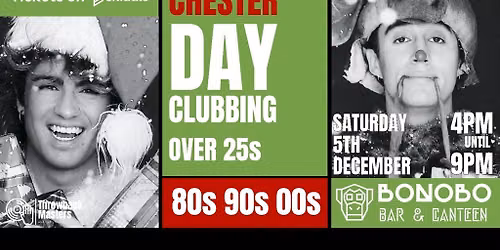 Throwback Masters Chester Over 25s Day Clubbing 80s 90s 00s