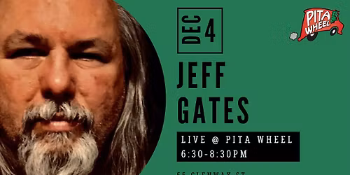 LIVE MUSIC @ PITA WHEEL BELMONT- Jeff Gates