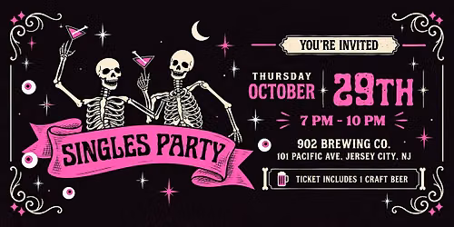 Jersey City Halloween Singles Party  | Singles Mixer at 902 Brewing