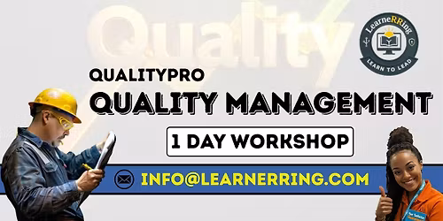 Quality Management 1 Day Workshop | Thousand Oaks, CA
