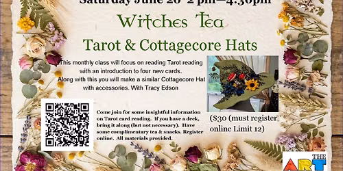 Witches Tea & Cottagecore Hats