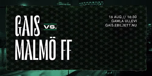 GAIS - Malm\u00f6 FF i Allsvenskan