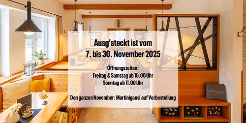 Ausg'steckt beim Heurigen Familie Dersch