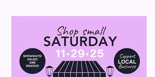 Shop Small Saturday