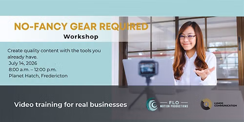 No-Fancy-Gear-Required Workshop