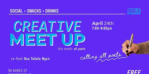 Create Meet Up: All Poets