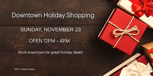Downtown Holiday Shopping