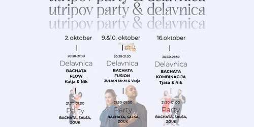 UTRIPOV REDNI PETKOV SALSA & BACHATA (z malo zouka) PARTY\ud83e\udd70
