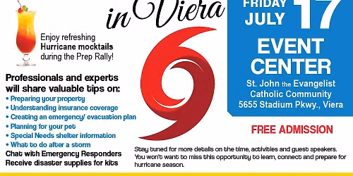 Hurricane Prep Rally in Viera \u2014 Viera Voice\/Senior Life event