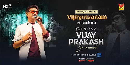VIJAY PRAKASH-VIJAYOTSAVAM Tour Bangalore