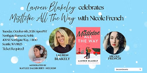 Lauren Blakely celebrates MISTLETOE ALL THE WAY at B&N Northgate