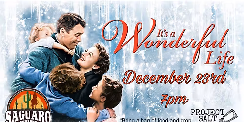 "Its A Wonderful Life" & Food Drive