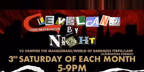 Cleveland By Night (VTM\/WOD V5)(TTRPG)