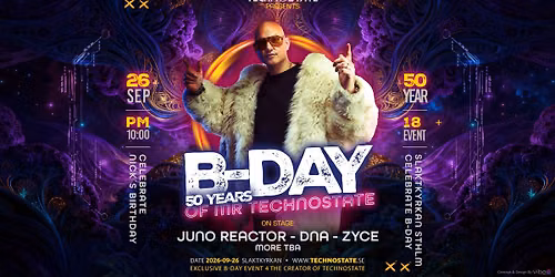 Technostate Nick Psarros 50th B-Day