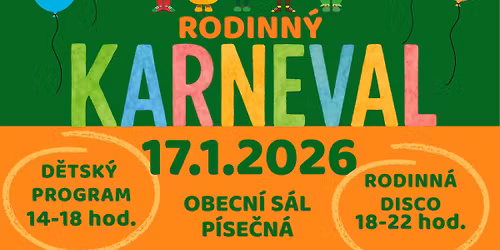 Karneval P\u00edse\u010dn\u00e1 2026 