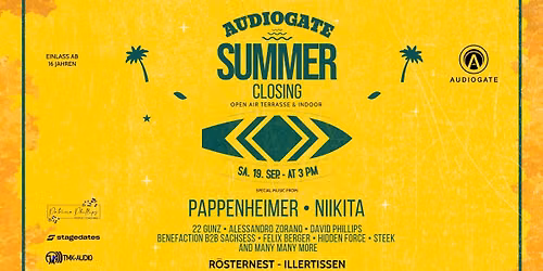 Audiogate Summer Closing 2026
