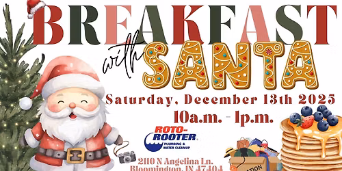 Breakfast with Santa at Roto-Rooter