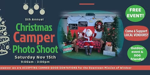 5th Annual Christmas Camper Photo Shoot - FREE EVENT!