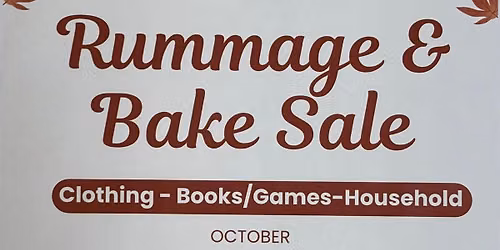 Fall rummage sale